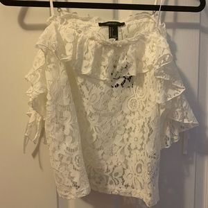 Lace crop top